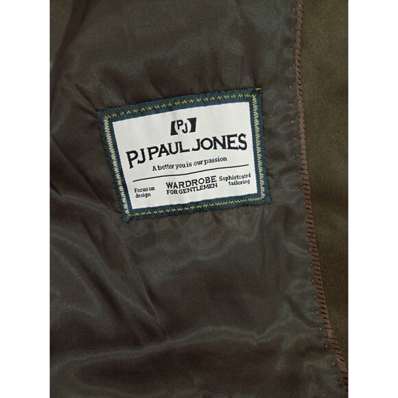 NWT PJ Paul Jones Men's  Faux Suede Two Button Blazer XL - Picture 7 of 10